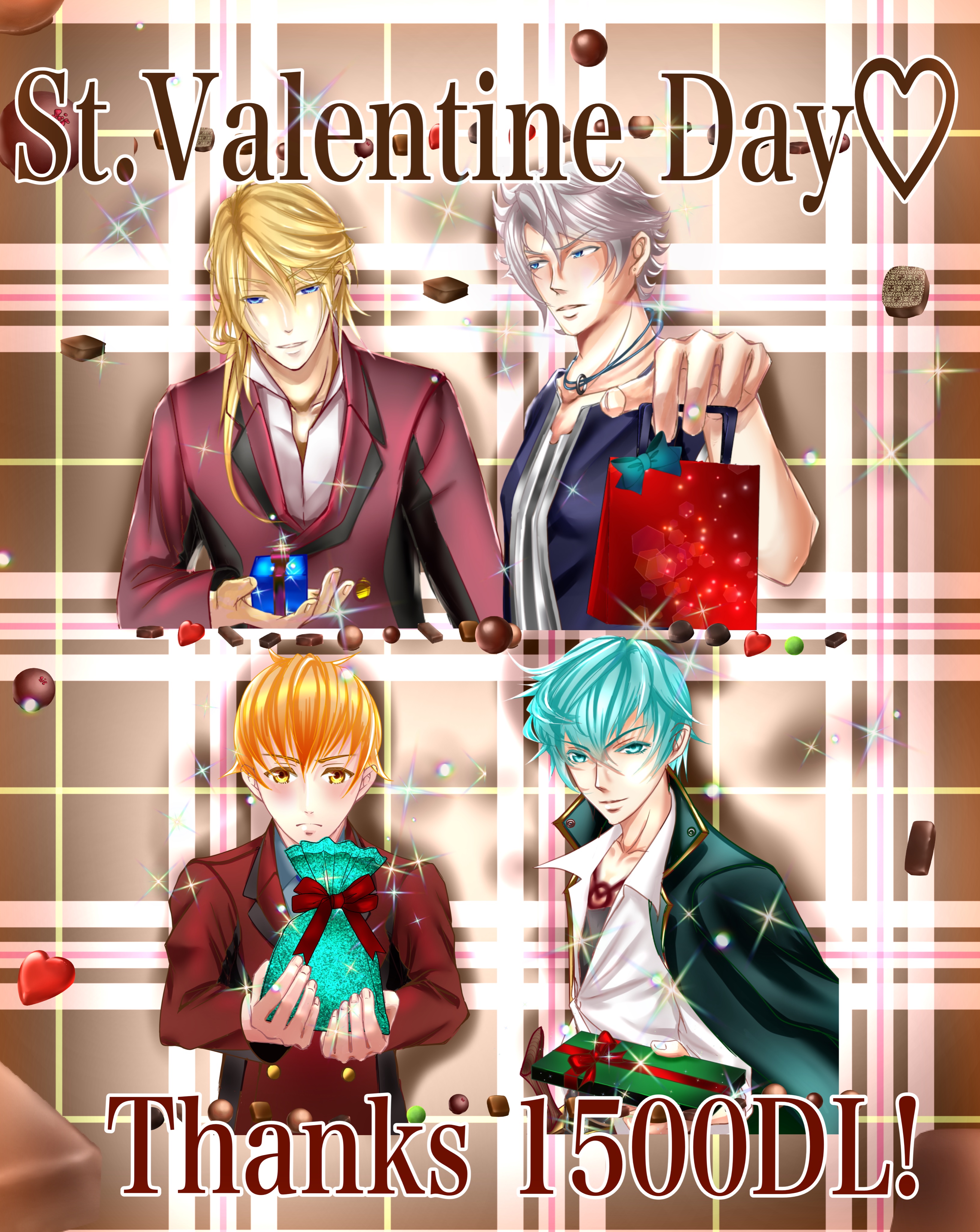 女性向け恋愛rpg Divaラヴァーズ 公式 今夏最終章配信予定 おかげさまで1500dl突破しました ありがとうございます Divaラヴァーズより ささやかですがバレンタインギフトを送らせていただきます 今後ともdivaラヴァーズをよろしくお願いいたし