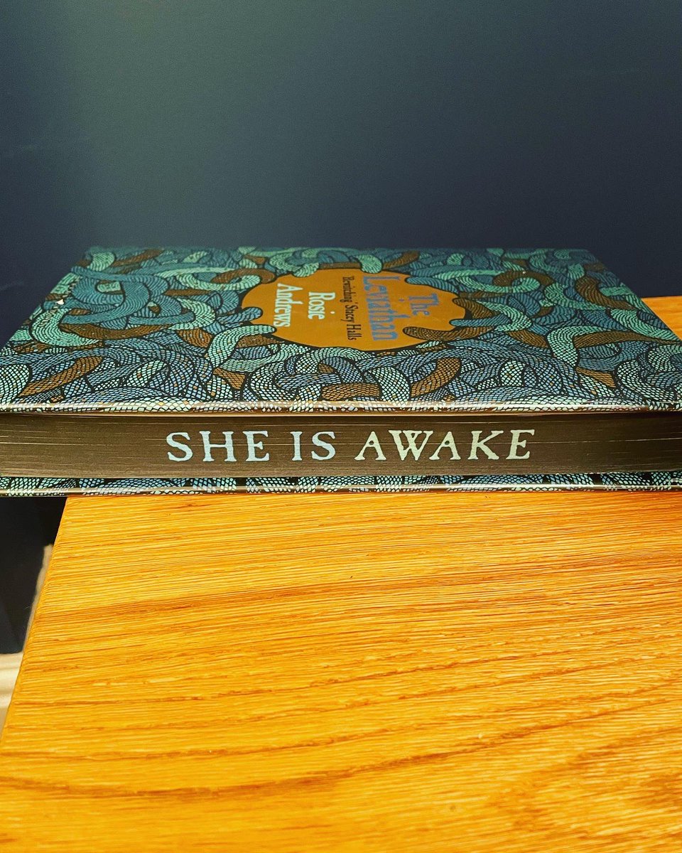 Ina_Christova's tweet photo. Really enjoying #TheLeviathan by @rosieandrews22 📚❤️ And it’s even more magical in the lovely @GoldsboroBooks edition - what fab spredges! #SheIsAwake 🐍 https://t.co/V5TtAIOb0W