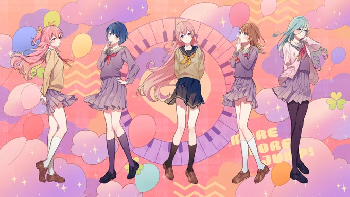 本家に続き、プロセカでもどりーみんチュチュ描かせてもらえて嬉しいです～!🥰なにやらバレンタイン・理想のラブソング2022で5位らしいですよSUGOI👀✨✨
私も大好きな曲だ～～～! 