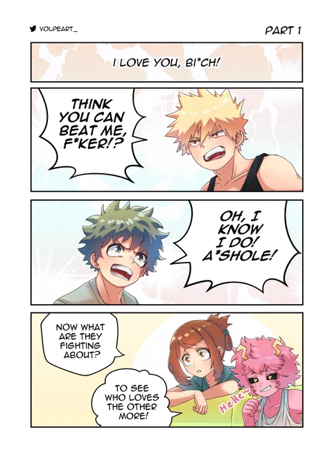 Kacchan is all Romeo haha😂💚🧡 