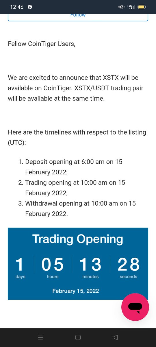 🚨Let's go, $XSTX! 🚨

Details can be found here: cointiger.zendesk.com/hc/en-us/artic…