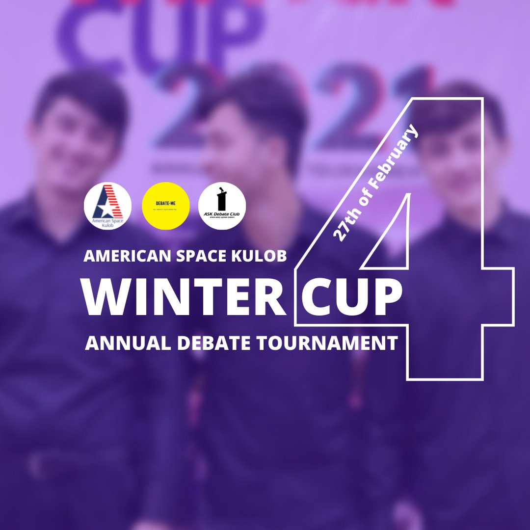 ASKulob's tweet photo. WINTER CUP 2022 !🎈

📆Date: February 27th.
🖲Place: American Space Kulyab
👋Deadline: February 22nd.
🔗Registration link: https://t.co/jV2MkH0AbI
😍 Feel invited, apply! https://t.co/71xBlkizds