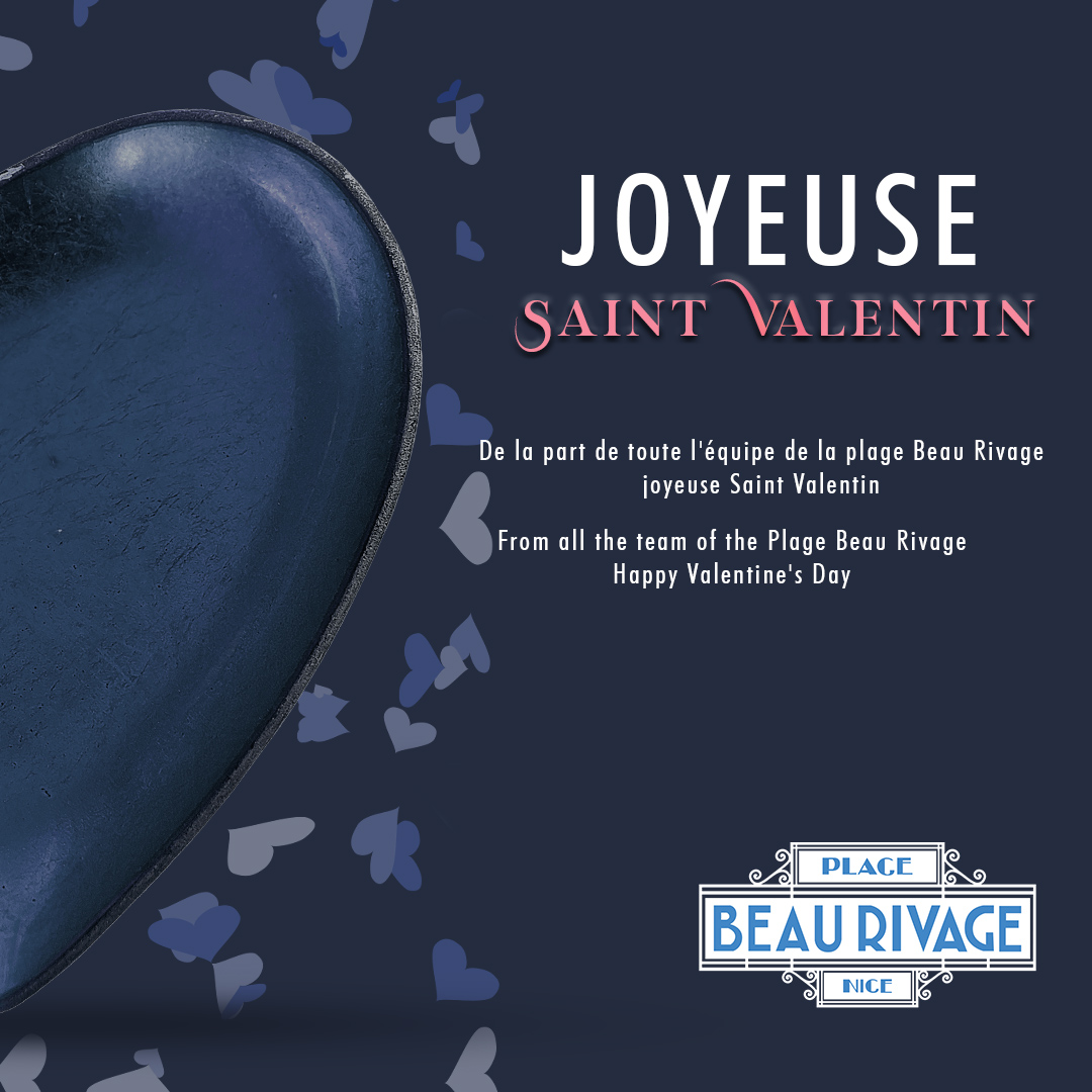 [ #CotedAzurFrance - #RestaurantNice ]
La <a href="/PlageBeauRivage/">Plage Beau Rivage</a> souhaite une belle Saint Valentin à tous les amoureux <a href="/VisitCotedazur/">Côte d'Azur France</a> <a href="/ExploreNCA/">Explore Nice Côte d'Azur</a> <a href="/VilledeNice/">Ville de Nice</a>