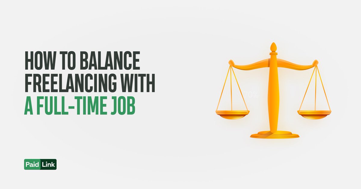 Want to balance freelancing with a full-time job? 🌊🏄 We’re here to show you how to combine them &amp; be less stressed: wow.link/Yfw1 

#PaidLink #MakeMoneyOnline #Freelance #Freelancer #FreelancerLife