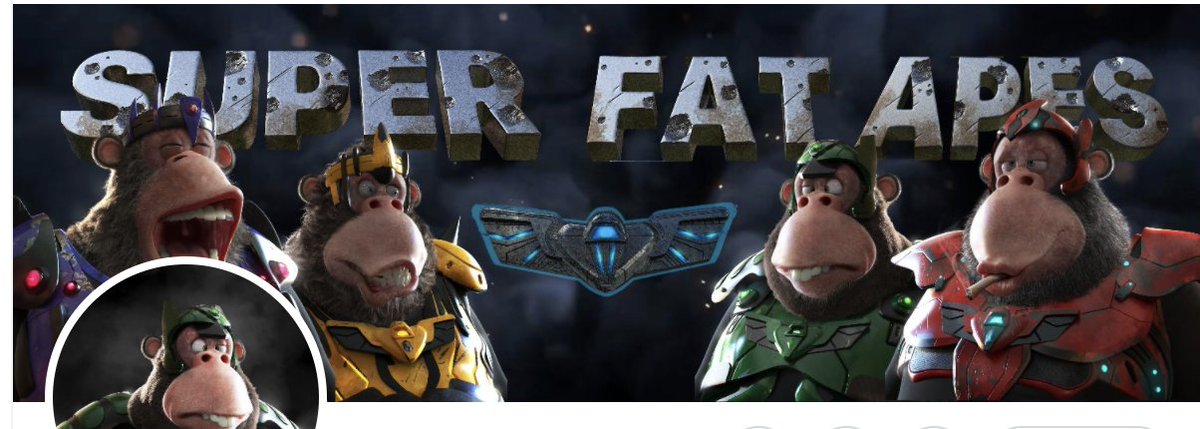 一个挺有意思的NFT项目，目前没看见国人发过。

找他们要了好久，感觉挺有趣的。

抽3个白，剩下2个在20人的discord抽。

条件。
- RT 点赞转发评论，不需要@人。
- Join discord.gg/superfatapes （加入discord）
- Follow <a href="/superfatapes/">Super Fat Apes - ReBorn $5,55</a> and <a href="/hellosuoha/">梭教授说</a>

继续看故事吧，你和猿类的故事，我看你们编