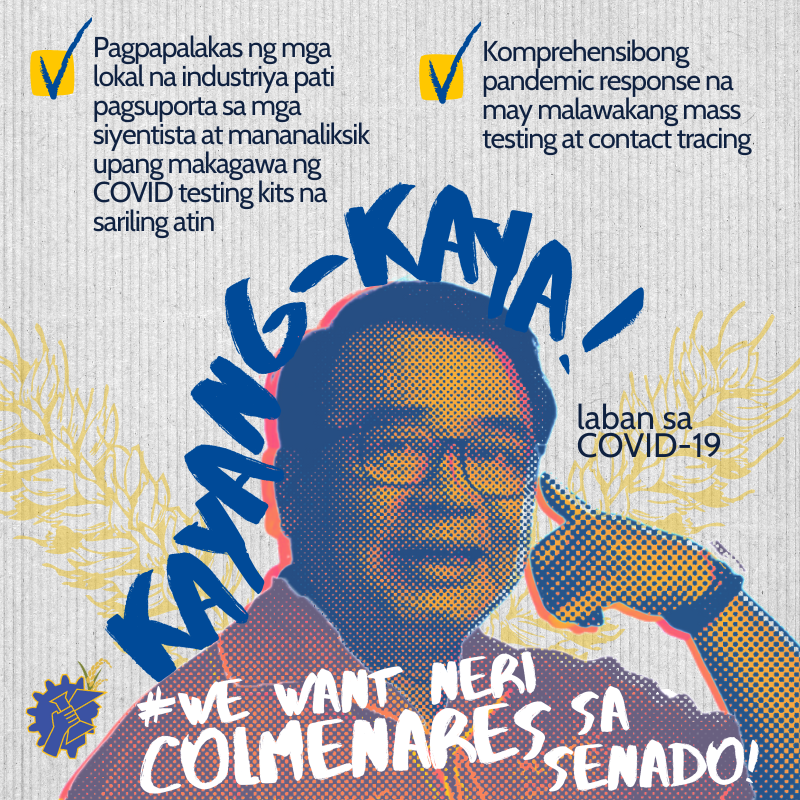 AghamNasyunal's tweet photo. AGHAM endorses the candidacy of former @BayanMuna Rep. Neri Colmenares for Senator in the coming May 2022 election. We believe that @ColmenaresPH will forward the various campaigns and advocacies that AGHAM has campaigned for the past decades.

Full post: https://t.co/9yKga8DHkY https://t.co/g7YJhd2tK6
