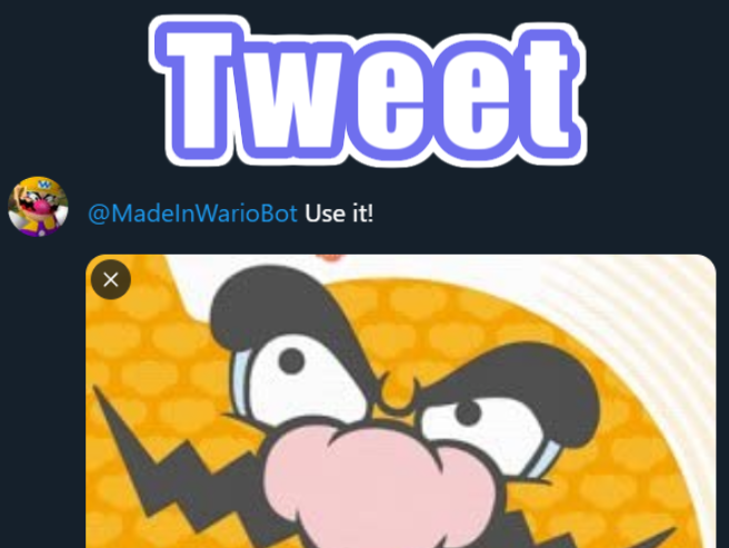 MadeinWarioBot tweet media