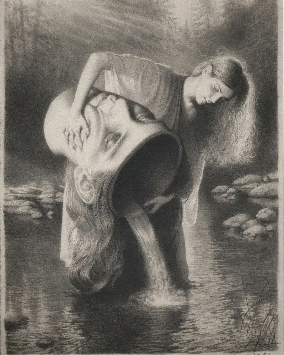 BeautifulBzarre's tweet image. Empty your mind! 

@MilesJohnston with another exceptional drawing that captures an emotional necessity to maintain our mental health.

#beautifulbizarre