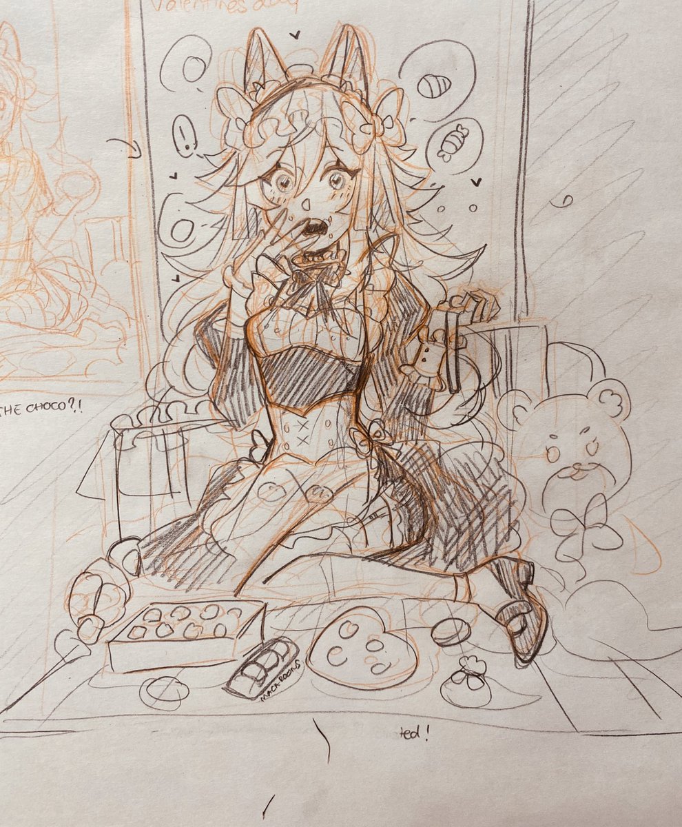 Still working in process with Valentine's Day illust coming soon 