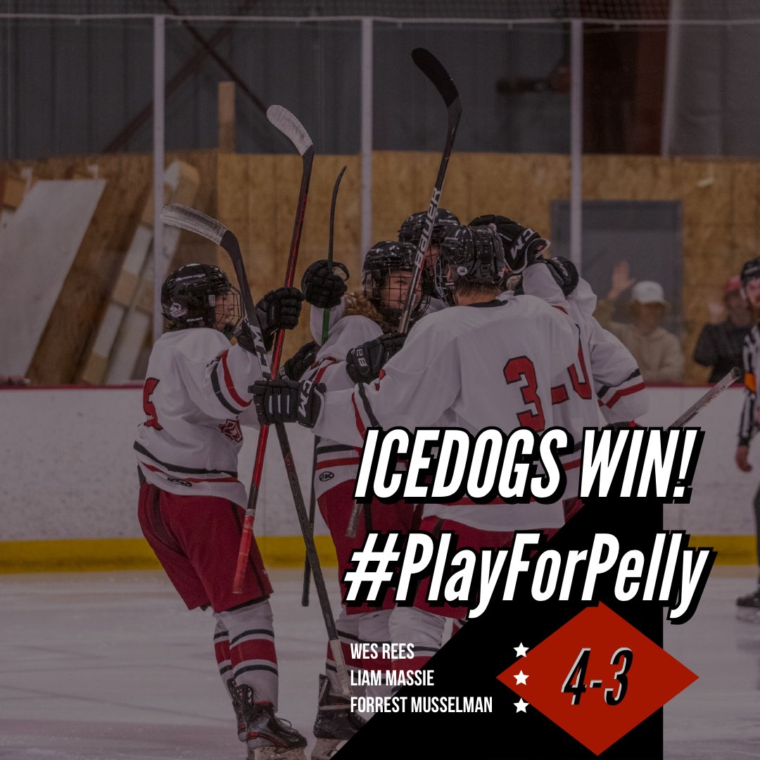 BozemanICEDOGS's tweet photo. Icedogs win! 4-3 over the @GFAmericans. Way to go Dogs!

#BozemanIcedogs https://t.co/nN2e1KJVzi