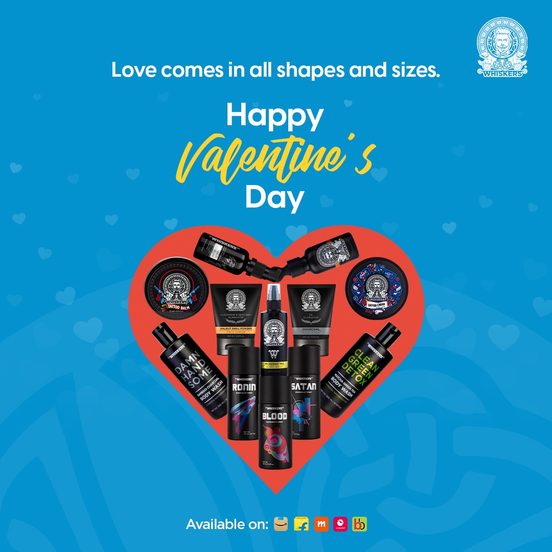 This Valentine's Day, you don't need to rely on Cupid. Whiskers got you covered! 🖤

#Whiskers #ValentinesWeek #Valentines #ValentinesGift #Love #Grooming #SelfGrooming #happyvalentinesday #valentineday