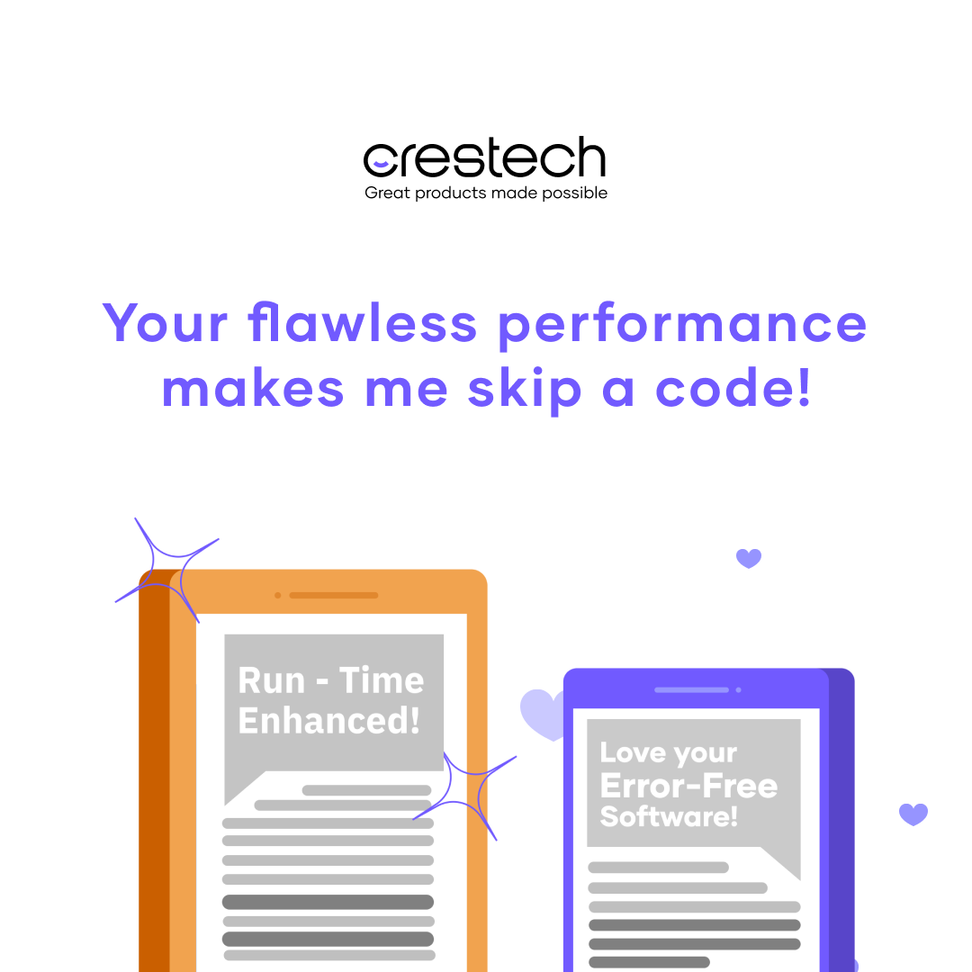crestech's tweet photo. Turns out that apps love other apps for the same reason we do! Error-free integration. This Valentine's, let your app bring a smile to your users!

#ValentinesDay #ErrorFree #Apps #LoveApps #LoveSoftwares #LoveTesting  #CrestechSoftware #SoftwareTesting #GreatProductsMadePossible https://t.co/9hhQTCneE2
