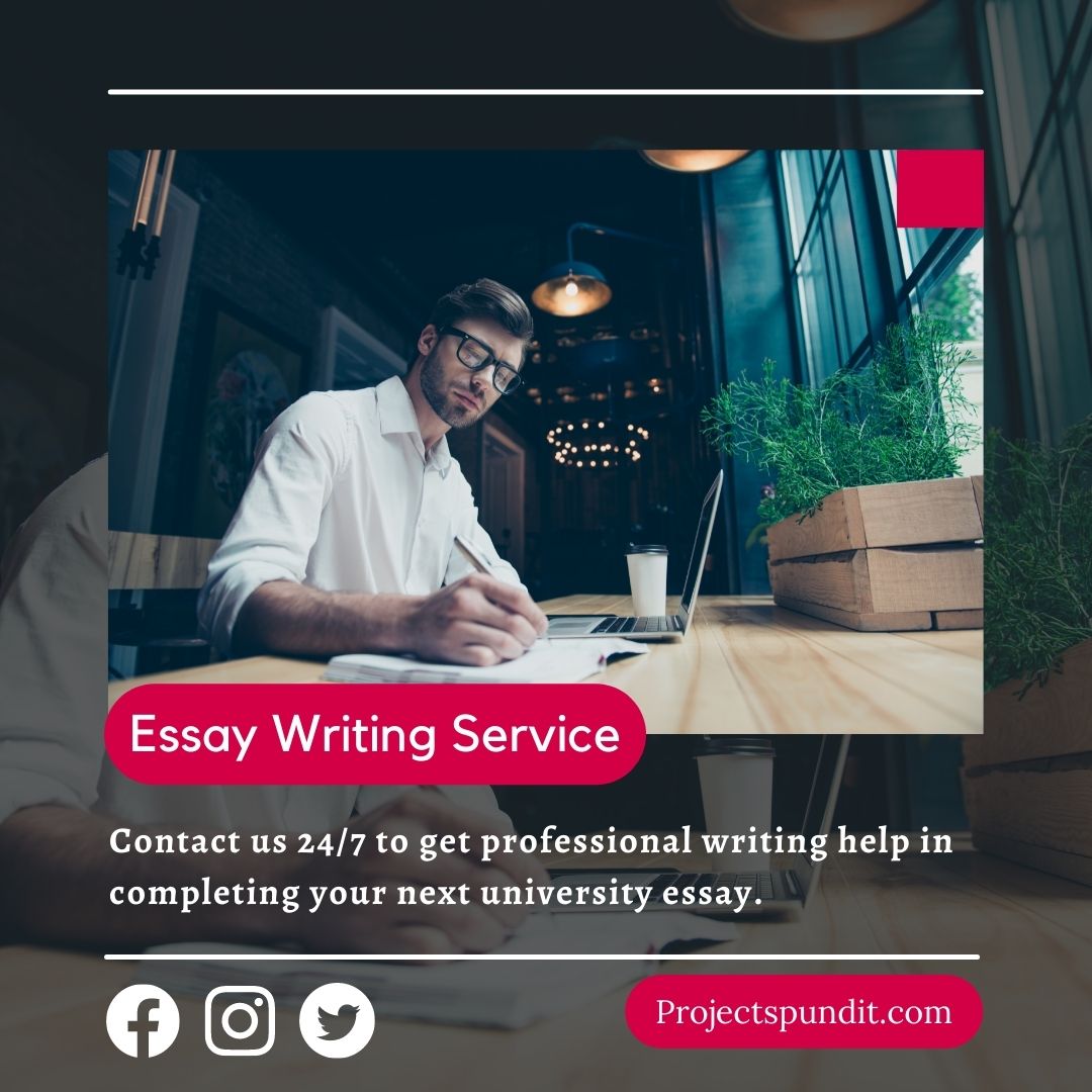 ProjectsPundit's tweet image. Projects Pundit offers custom essay writing service, all our essays are plagiarism-free. Contact us 24/7 to get professional writing help in completing your next university essay.
💬Whatsapp - 4407915608618
#LiteratureReviewService #Plagiarismfreecontent #ProfessionalWriting