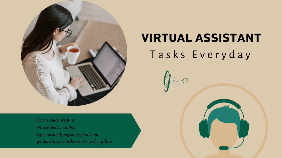 JulianArdee's tweet photo. A VA's typical tasks include scheduling appointments, making phone calls🗣📞☎️, and more.

For additional info on our services, contact me at 📧friendship.ljmigs09@gmail.com and  👩‍💼 https://t.co/LJGPffP4OA
Or book an appointment at https://t.co/EH0C4glHtB

#vaadmin
#dataanalysis https://t.co/TSaK48osZE