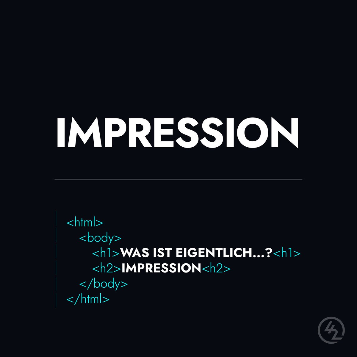 DiLab42's tweet photo. Eine Impression wird immer dann ausgelöst und gezählt, wenn das Werbemittel am Bildschirm des Users erscheint. Somit handelt es sich genau genommen nur um mögliche Sichtkontakte deiner Anzeige. Mehr dazu hier: https://t.co/Y4sjNfz8mg 👀
#digishort #digitalagency #impressions https://t.co/0fngqLgUtj