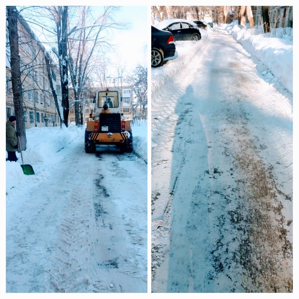 Механизированая расчистка территории от снега по адресу: ул. Севастопольская, 46,  пр. Металлургов, 4.
<a href="/Rudakov_i_a/">Рудаков Игорь Александрович</a>, <a href="/ov_safonova/">Ольга</a>, <a href="/adm_kir63/">Администрация Кировского района</a>, <a href="/OOOUKKrePost/">ООО УК КРЕПОСТЬ</a>
