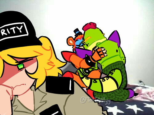 TehTotally's tweet photo. Happy Valentine's day!! #FNAF #fnafsecuritybreach https://t.co/gWPcT99pte