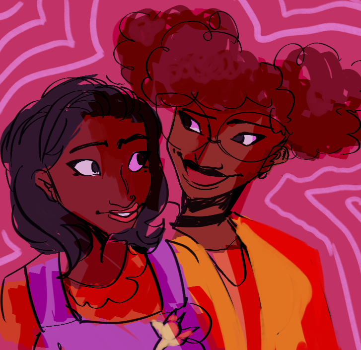 quick april and sunita for valentines #rottmnt