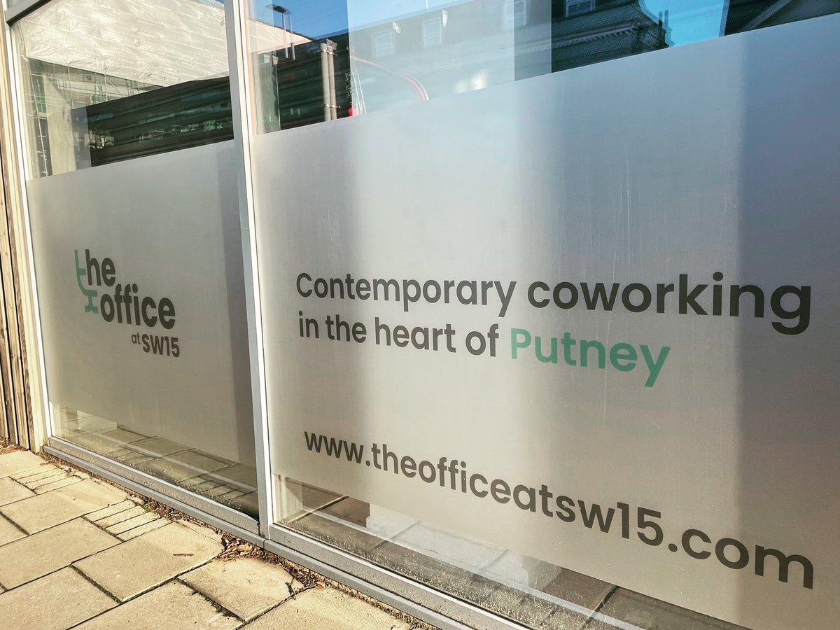 Our window manifestation is finally up! You won’t miss us now 🙌🏻

theofficeatsw15.com