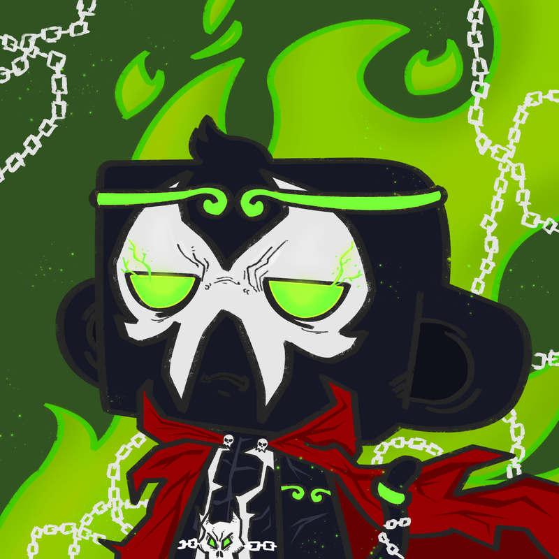bhmclub's tweet photo. BHMC 0988 Legendary - Spawn Cosplay ☠️⛓️💚
Live Auction - Starts with 5 $Near only on @ParasHQ 
Auction ends at 02-15-22 | 00:01 PH Time (GMT+8)
https://t.co/WYXn21vlgl
#NEARverse #NEARnft #HypeDAO #NFT #NFTCommunity #nftcollectors #NFTartists #PFP #BHMC #pfpNFT #NFTShill https://t.co/SPLMhLrrhN