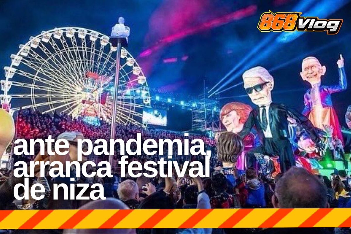 Hashtag868Vlog's tweet photo. 🇫🇷 #ViveLaFrance l En Niza mas de 85 mil franceses participan en la celebración de su tradicional carnaval con musica, luces y alcohol!

➡️ https://t.co/6EZuBJQhEs 

#BreakingNews #Matamoros #Brownsville #868Vlog #InstaNews https://t.co/lhmij26LT4