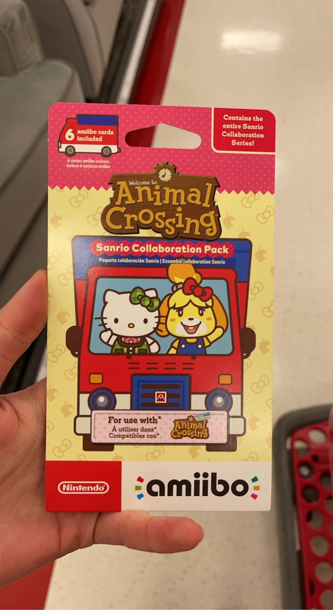 bvtterbean's tweet photo. i finally got the animal crossing sanrio amiibos 😭 https://t.co/bv46HW64Ja