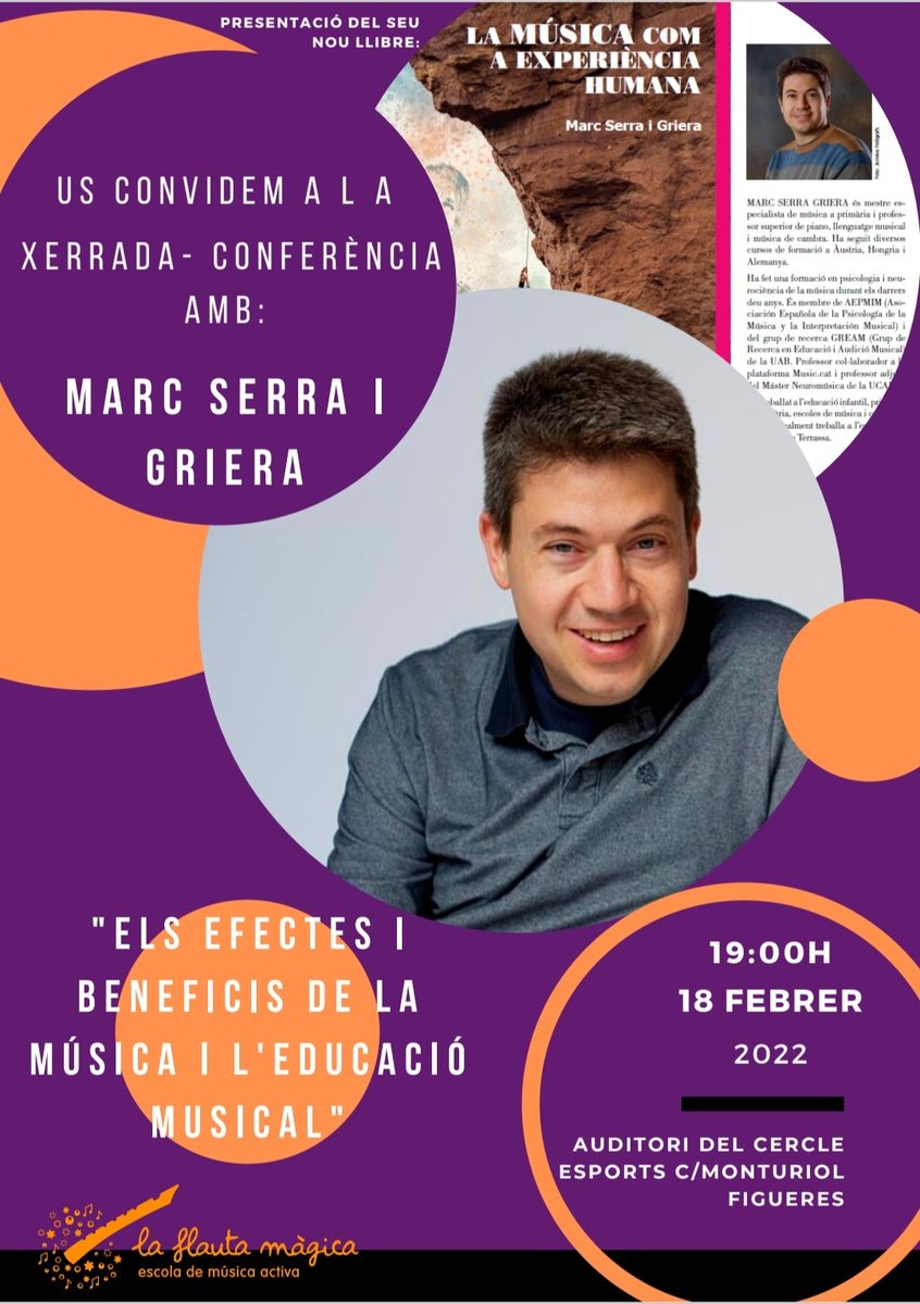 MarcSG31's tweet photo. Bon dia! ❤️
Divendres 18 (19h) seré a l'Auditori del Cercle Esports de #Figueres ! 🎵🧠
@BiblioFigueres @CulturaFigueres @ATENEA97532538 @laculturanoval @llibresxllegir @MuntanyaLlibres @llegirencatala @llegirpuntcat @Dinsic @acem_cat @musicologyEsmuc https://t.co/lXbgWSSGkW