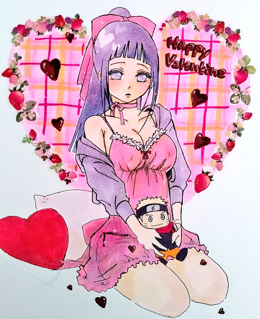HappyValentine❤️
ナルトくんに甘いチョコ(ヒナタ)プレゼント❤️