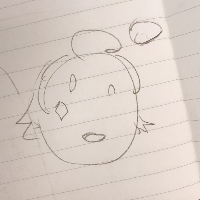 メモ描きに居たけーくん。
右上の丸が何なのかさっぱり分からない。 