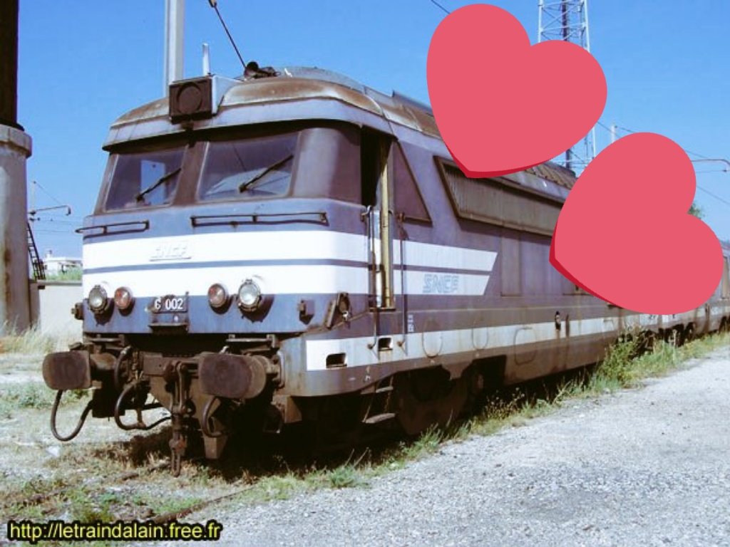 Joyeuse Saint Valentin à la plus belle de toute les locomotives :