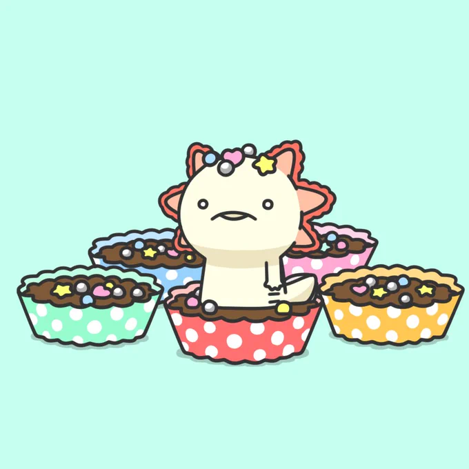 手作りチョコに混入したウーパールーパー 