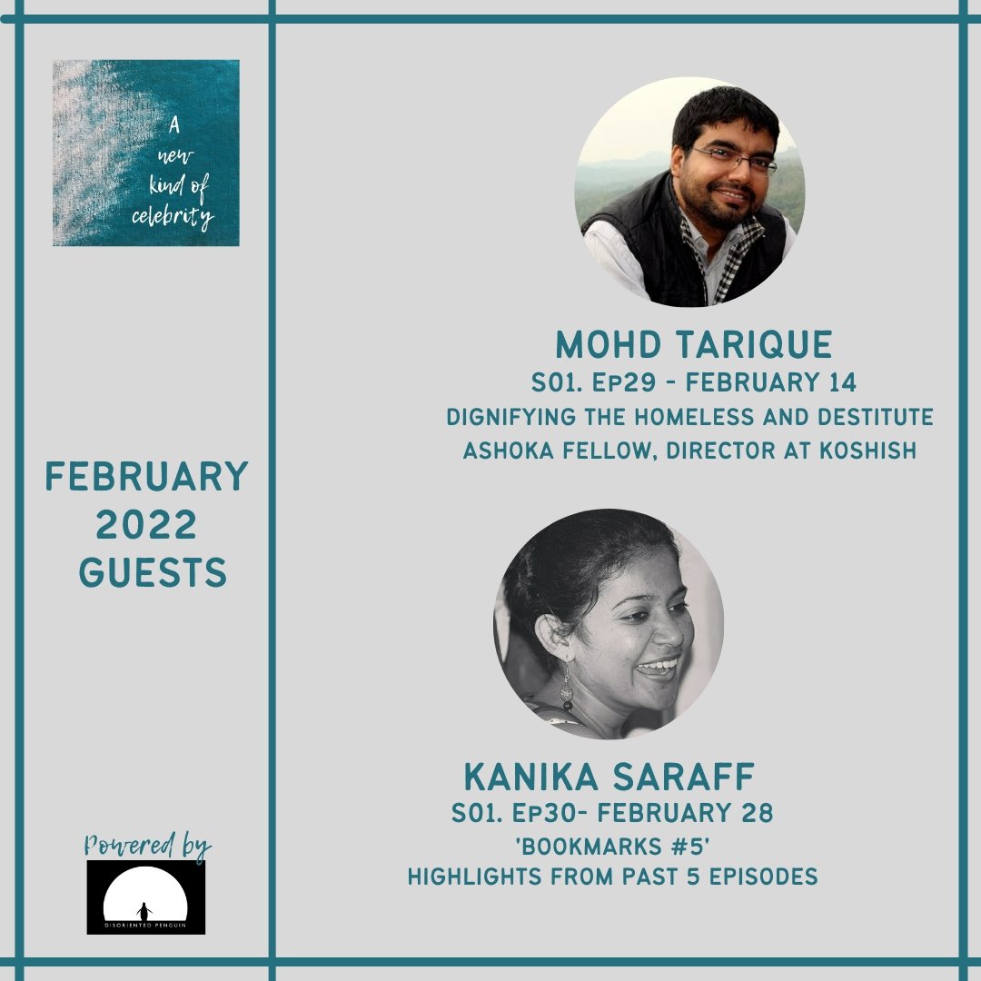 Presenting our February month guests. Listen to our previous episodes if you haven't heard yet here - link.chtbl.com/MohdTariqueEp2…

As always we would love to hear feedback from you, so do share. 

Subscribe to our #podcast and follow our page to get updates as soon as we go live.