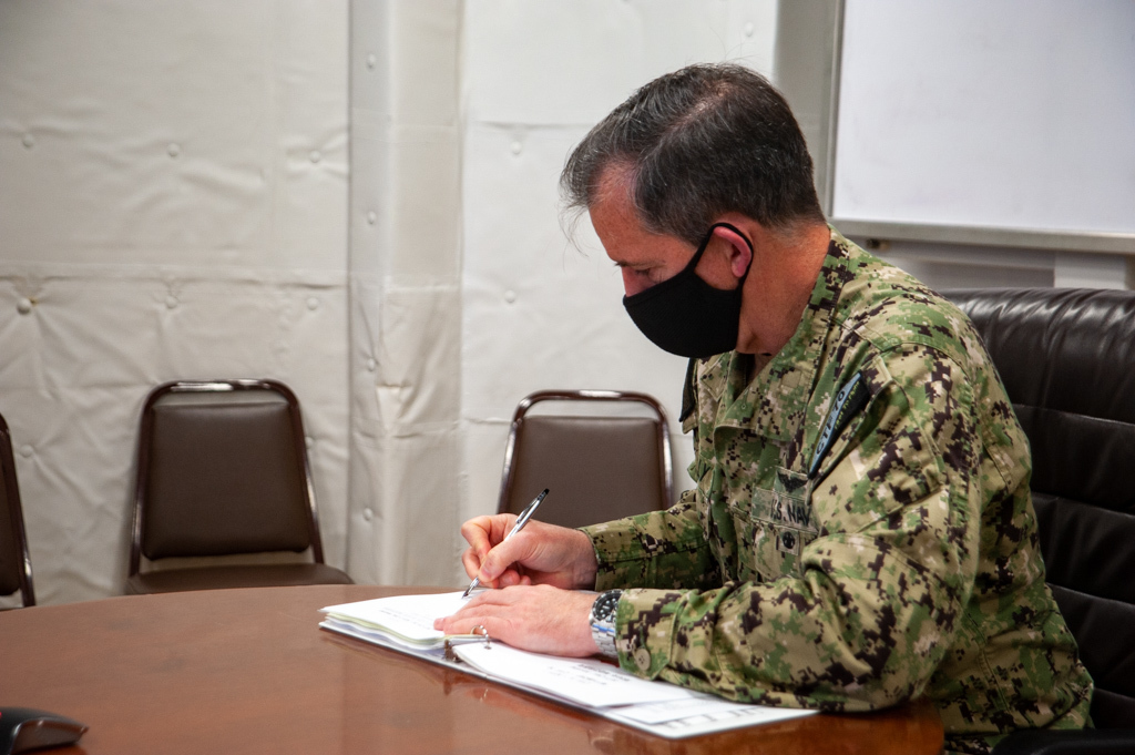 US7thFleet's tweet photo. #CTF70 staff conducted the 30th Bi-annual Composite Warfare Commander Meeting (CWCM) with leadership from the #RepublicofKoreaNavy (ROKN) through a teleconference, Feb. 9.
Read the full story here:
https://t.co/suWhzZ0PNr
#NavyPartnerships @USNavy #US7thFleet https://t.co/OwgX2tZGc7
