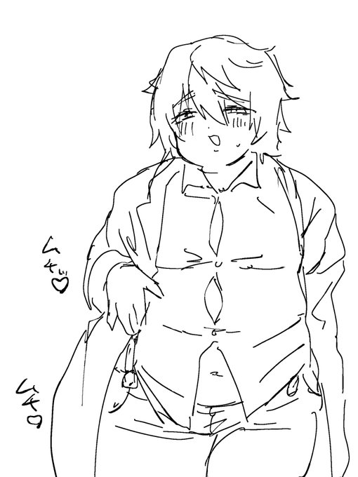 版権女体化・肥満化の落書き 