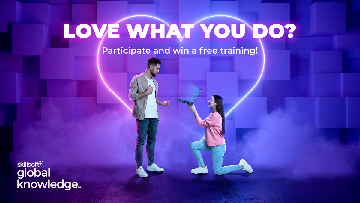 Don’t miss this opportunity of winning a FREE training course! All you have to do is tell us which training you would love to attend on this page: marketing.globalknowledge.nl/prize-draw-lov…
That way, you can turn your passion into useful and practical knowledge, because love does not pay the bills.