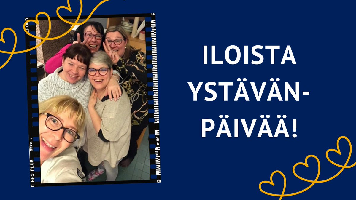 Tänään kiitetään myös työystäviä! 💙 Tullilaisilla on noin 2000 kollegaa, joista voi tulla tärkeitä myös vapaalla. Yhteinen huumori ja kannustus kantavat tiukoissakin tilanteissa, työssä tutustuneet Tuula, Nina, Sirpa, Anna-Liisa ja Minna todistavat. #TullissaTöissä #ystävänpäivä