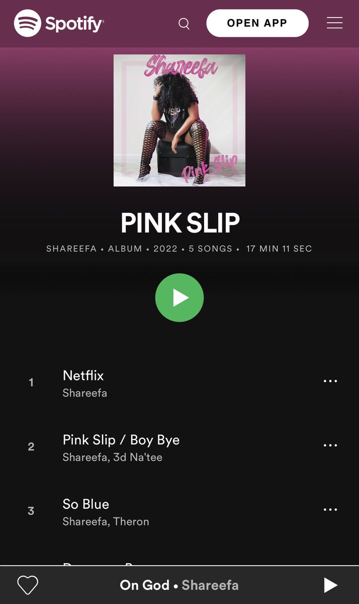 gotreefa's tweet photo. 🗣PINK SLIP ‼️‼️💗 #EP #NewMusic #OnAllPlatforms #SheHere #GotReefa?!🤫 https://t.co/JuyqLL5yk0