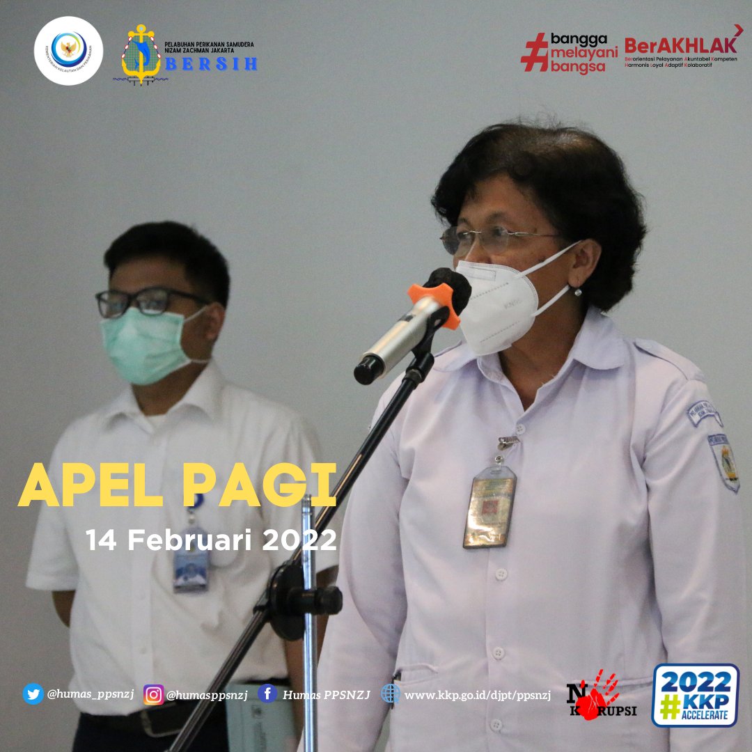 PPSNizam_Jkt's tweet photo. Apel Pagi 14 Februari 2022, dipimpin oleh Ibu Hesti Warih, beliau menghimbau untuk selalu menjalankan prokes dengan baik, jangan sampai ada gelombang ketiga. #KKPAccelerate #KKPGOID https://t.co/ugvLVIXlY5