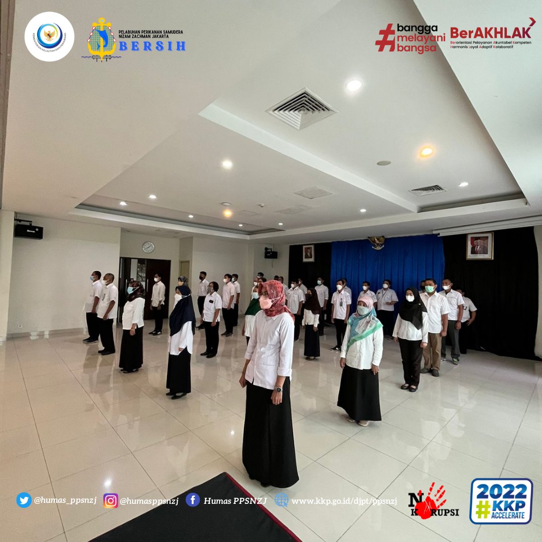 PPSNizam_Jkt's tweet photo. Apel Pagi 14 Februari 2022, dipimpin oleh Ibu Hesti Warih, beliau menghimbau untuk selalu menjalankan prokes dengan baik, jangan sampai ada gelombang ketiga. #KKPAccelerate #KKPGOID https://t.co/ugvLVIXlY5