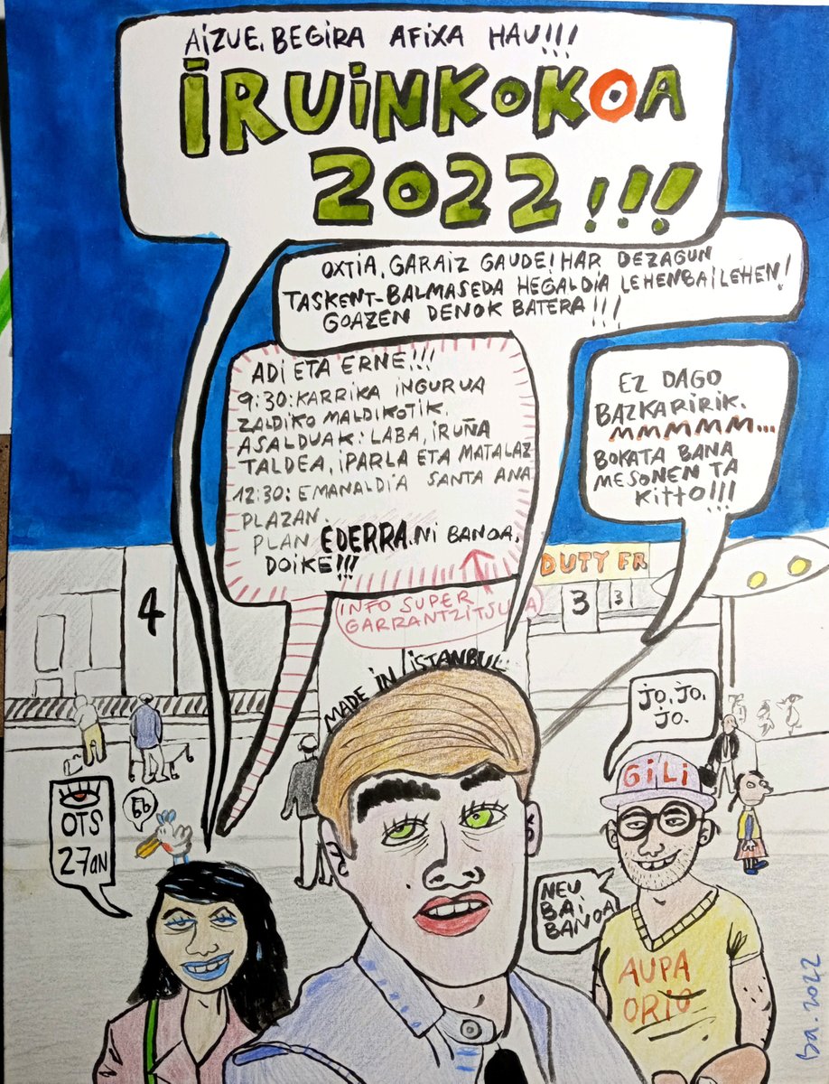 iruinkokoa's tweet photo. Badator Kokoa!
Otsailaren 27an: 
Santanaraaaaaa noala,
Santanaraaaaa, goiz goizik... https://t.co/8JVwNrUb3N