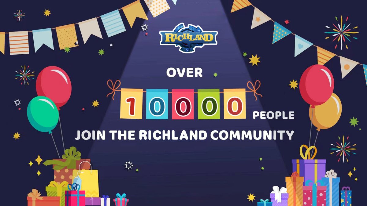 RICHLAND_Game's tweet photo. Achievement Unlocked🚀

Due to the team's supreme marketing strategy we've now reached 10,000 members! Don't stop the progress, keep on sharing this huge Gamefi project to your pals ^^💥💥 https://t.co/l3SWudRuNQ