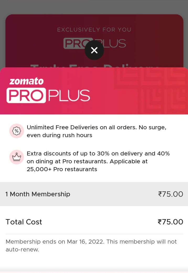 imsandy_007's tweet photo. Today i purchased Zomato pro plus membership for 1month which says expiry on 16th March and after purchasing I get an invoice saying expiry on 14thMarch. It's a daylight robbery from Zomato. Don't purchase proplus by seeing the expiry date guys. @ZomatoProHelp @zomatocare @zomato https://t.co/jYiT38eT4a