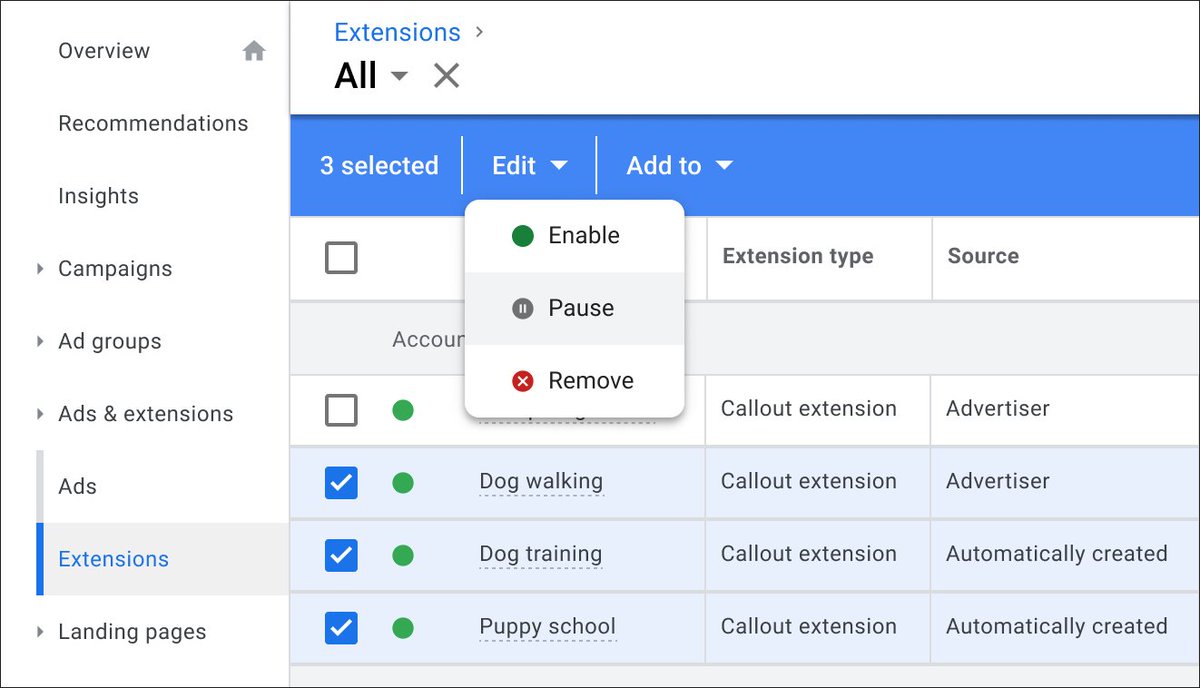Deliver more engaging Search ads with improvements to ad extensions👍
#googleads #ppc #adextension
Happy Reading.. support.google.com/google-ads/ans…