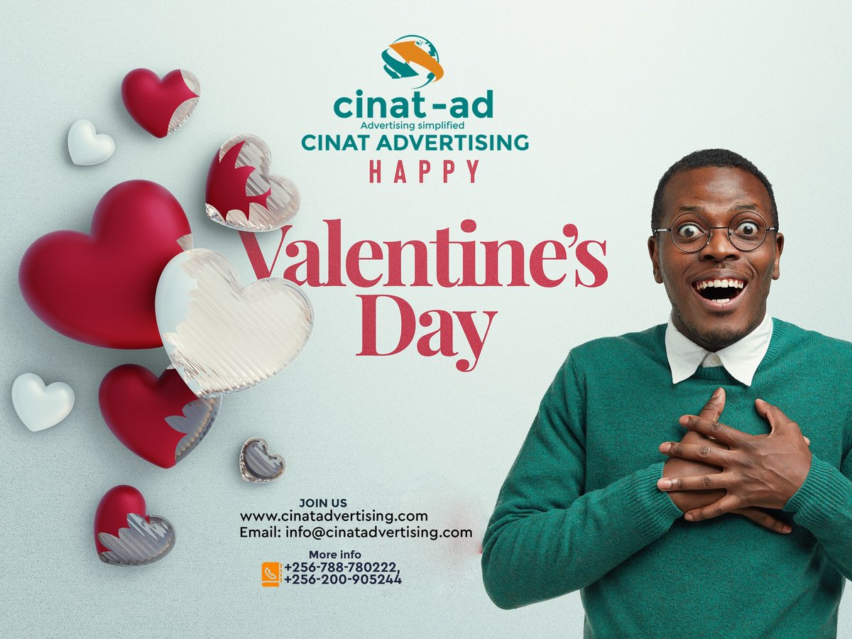 cinat_ad's tweet photo. Best wishes on this valentine's day from the cinat family. 
#AdvertisingSimplified https://t.co/4BWRddA0La