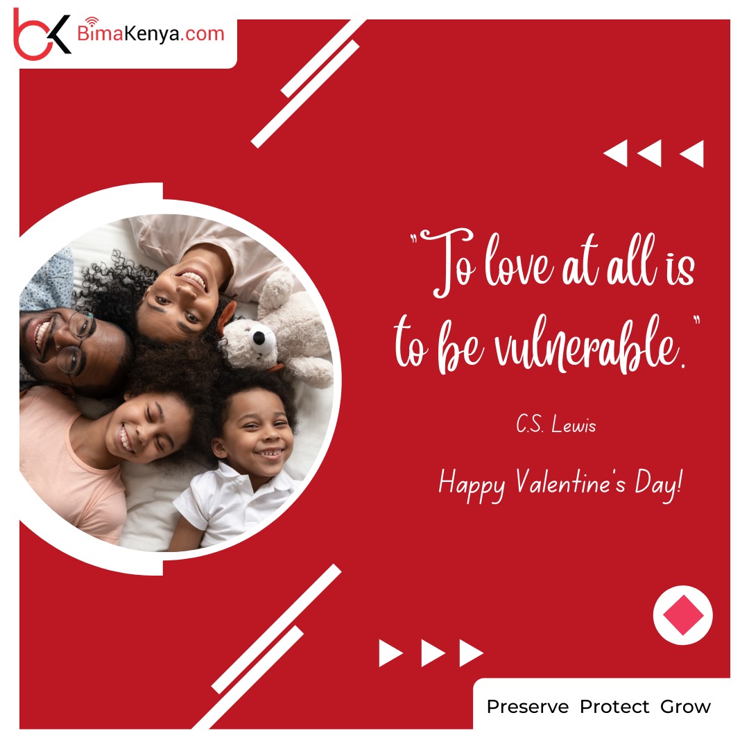 bima_kenya's tweet photo. Spread a little more love today. 

#BimaKenya #love #spreadlove #couples #homeowners #valentinesday #valentine #monday #newweek #Feb #monthoflove  #Happyvalentines https://t.co/jYfZZ40WY6