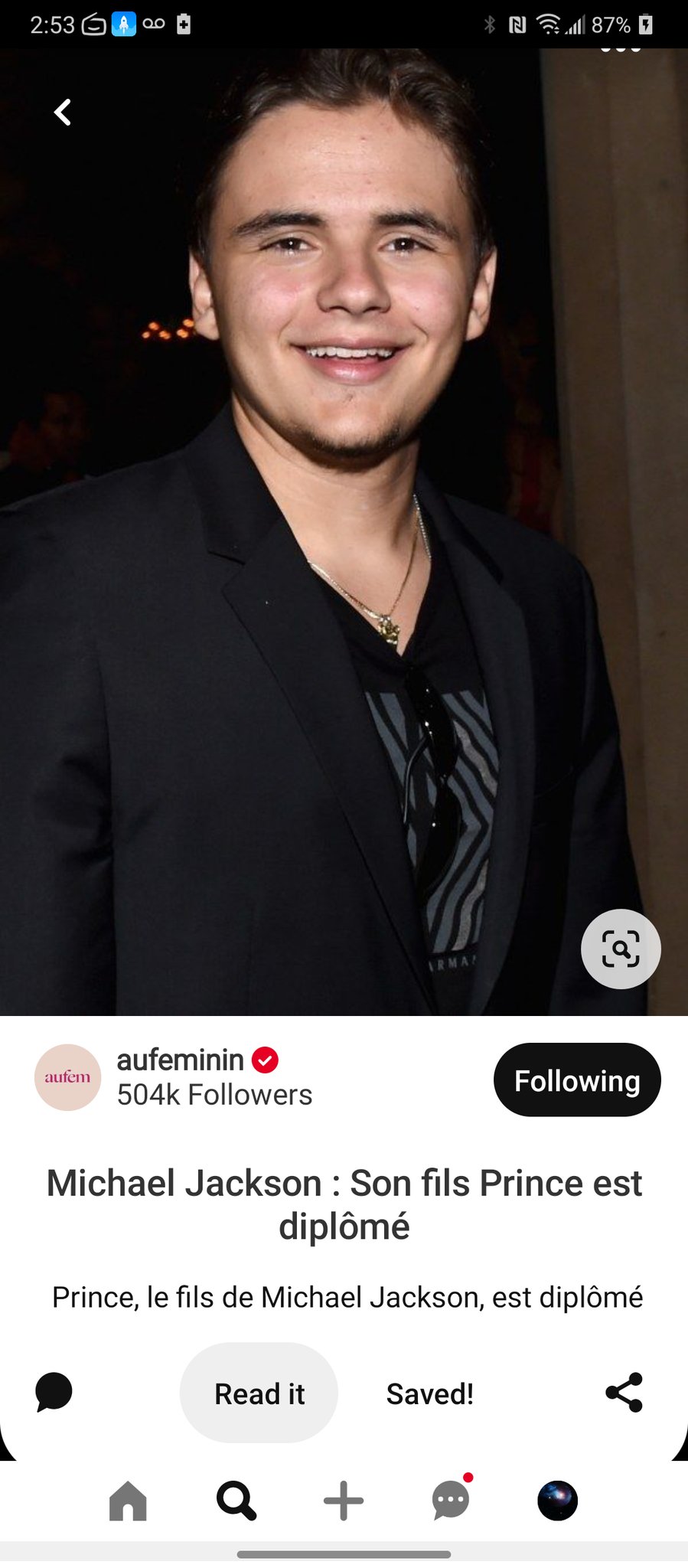 HAPPY 25TH BIRTHDAY LOVING PRINCE JACKSON!!                   