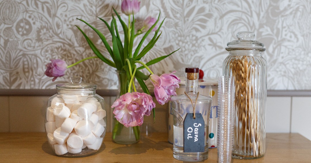 The honesty bar. 
We love making your stay as perfect as possible, the honesty bar is filled with marshmallows for roasting on the fire pit, sweets and plenty of little extras for you to use while you stay.  

Book your stay: thepigs.org.uk/rooms