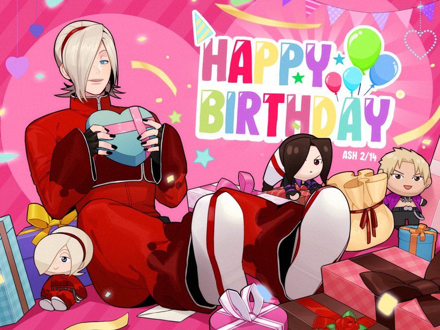 Forget Valentine\s Day, it\s Ash Crimson\s birthday! HAPPY BIRTHDAY ASH CRIMSON      