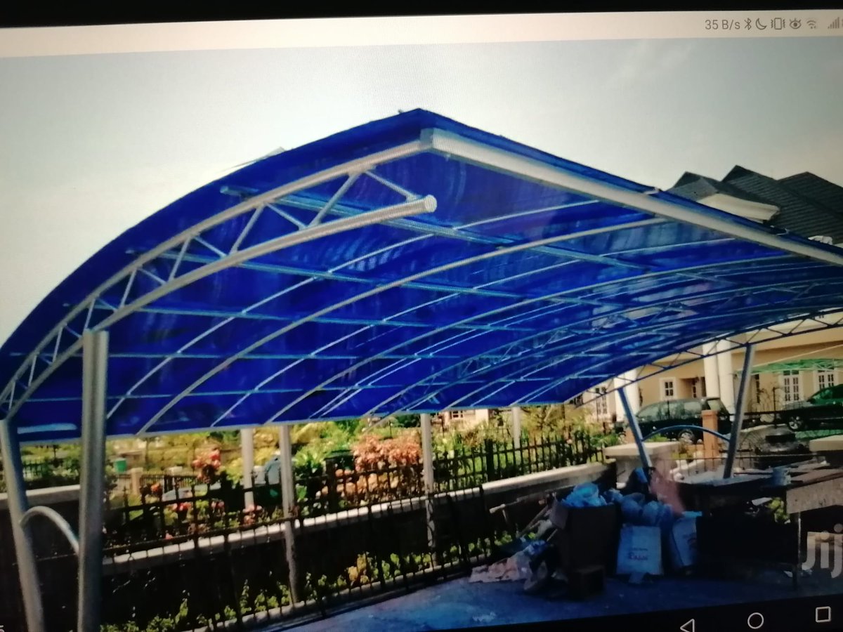 topbensons's tweet photo. We fabricate and install carports and Danpalon of different designs you call me on 07030514009 https://t.co/fOJ4YypLCW