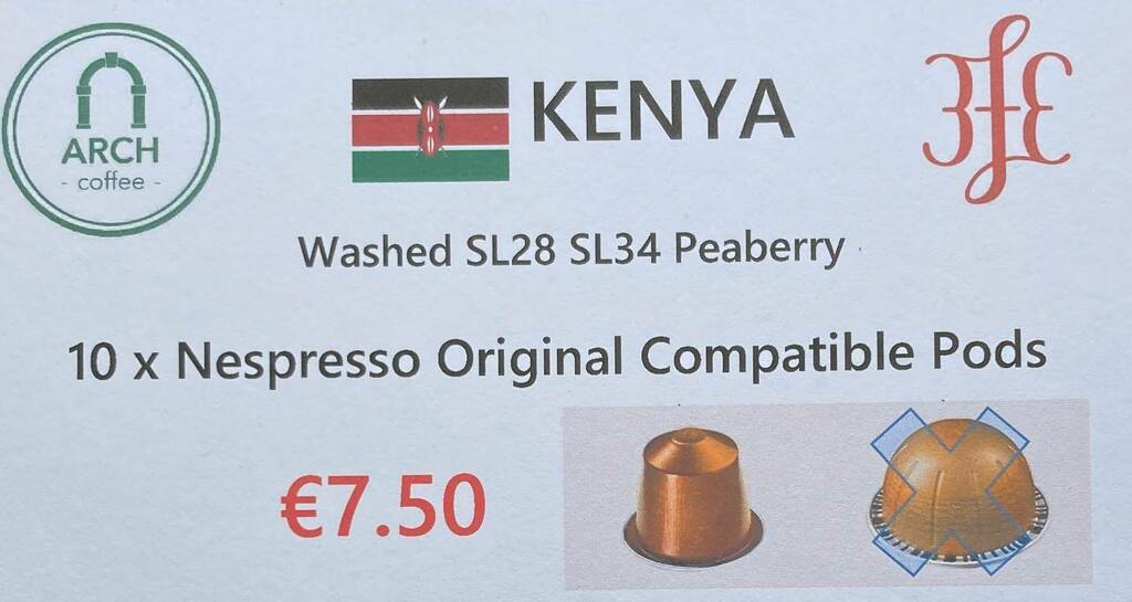 Arch_Coffee's tweet photo. 3fe at home from your Nespresso Original Machine. 10 pack of compostable pods available from today in all our shops #coffee #3fe #waterford #archcoffee https://t.co/I7AlWST9iy https://t.co/Y7CQHEvEY3